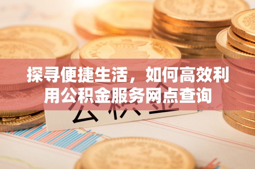 如皋探寻便捷生活，如何高效利用公积金服务网点查询