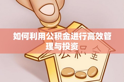 如皋如何利用公积金进行高效管理与投资